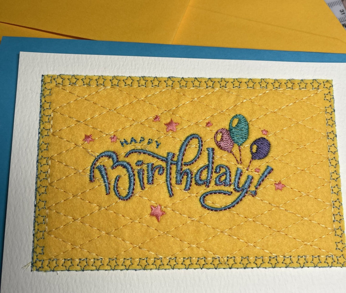 EMBROIDERY CARDS MADE EASY