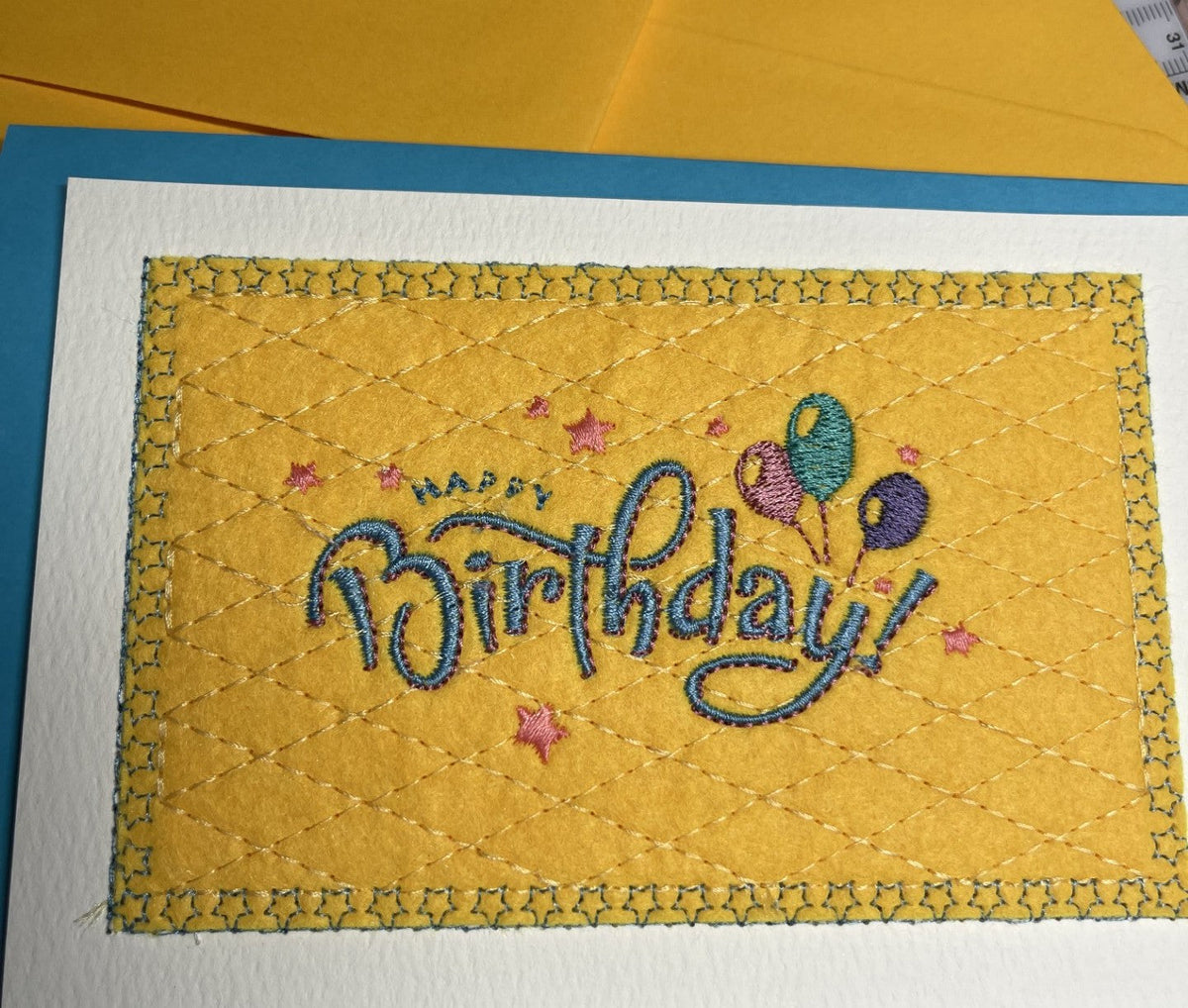 EMBROIDERY CARDS MADE EASY